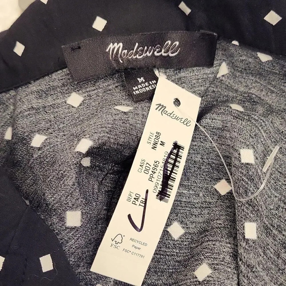 Madewell Resort Shirt in Textured Dot - Picture 16 of 16